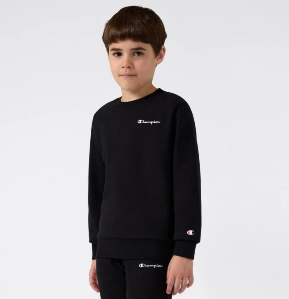 Champion Chest Logo Sweatshirt - Black
