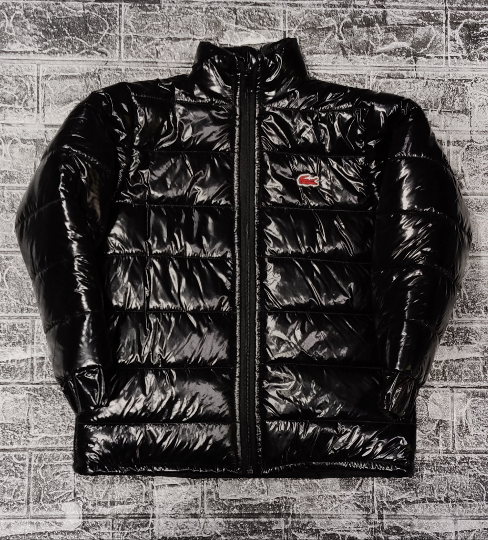 Lacoste Kids Unisex Puffer Jacket -  Shiny Black
