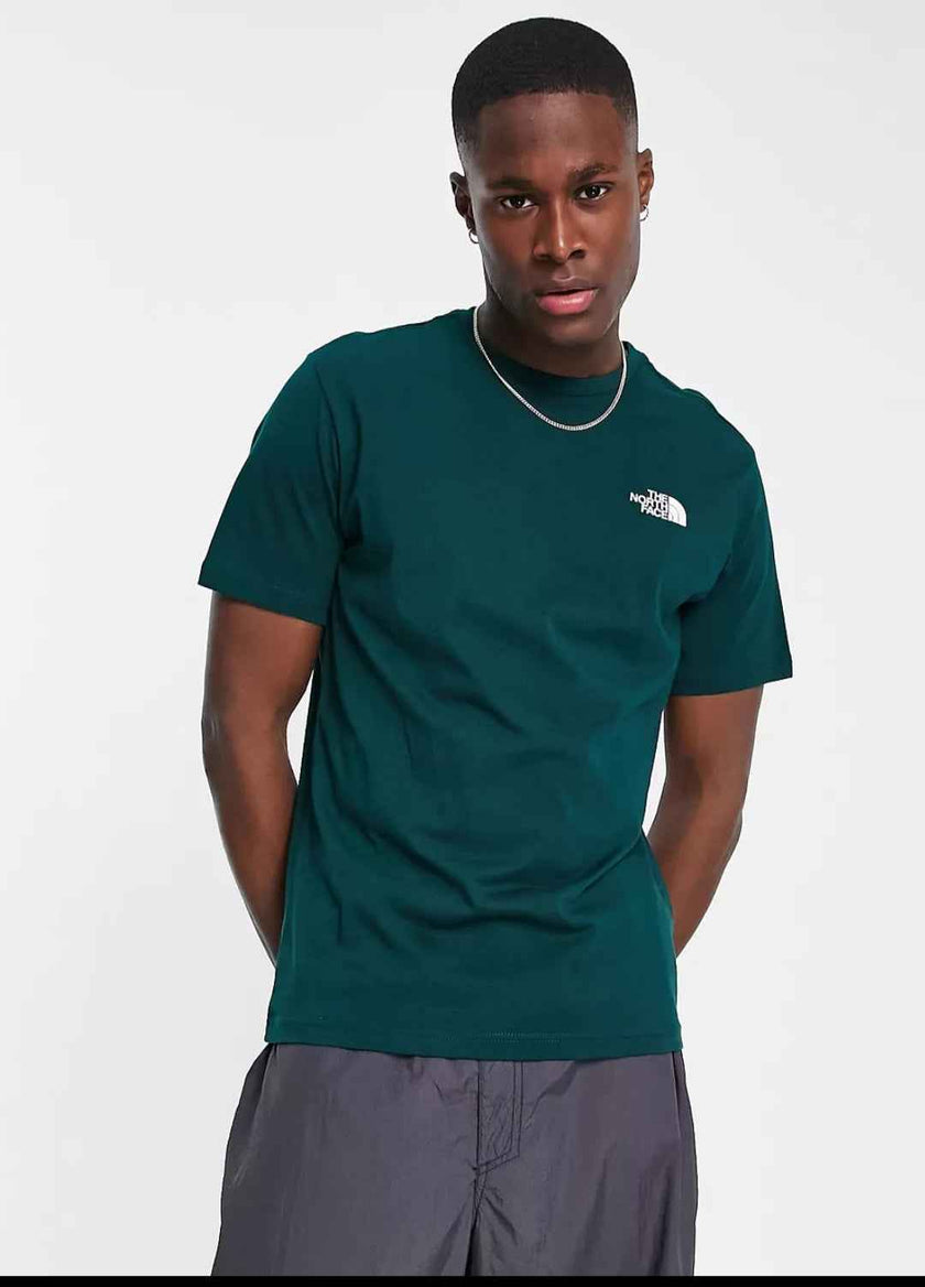 The Northface Chest Logo Tee - Green