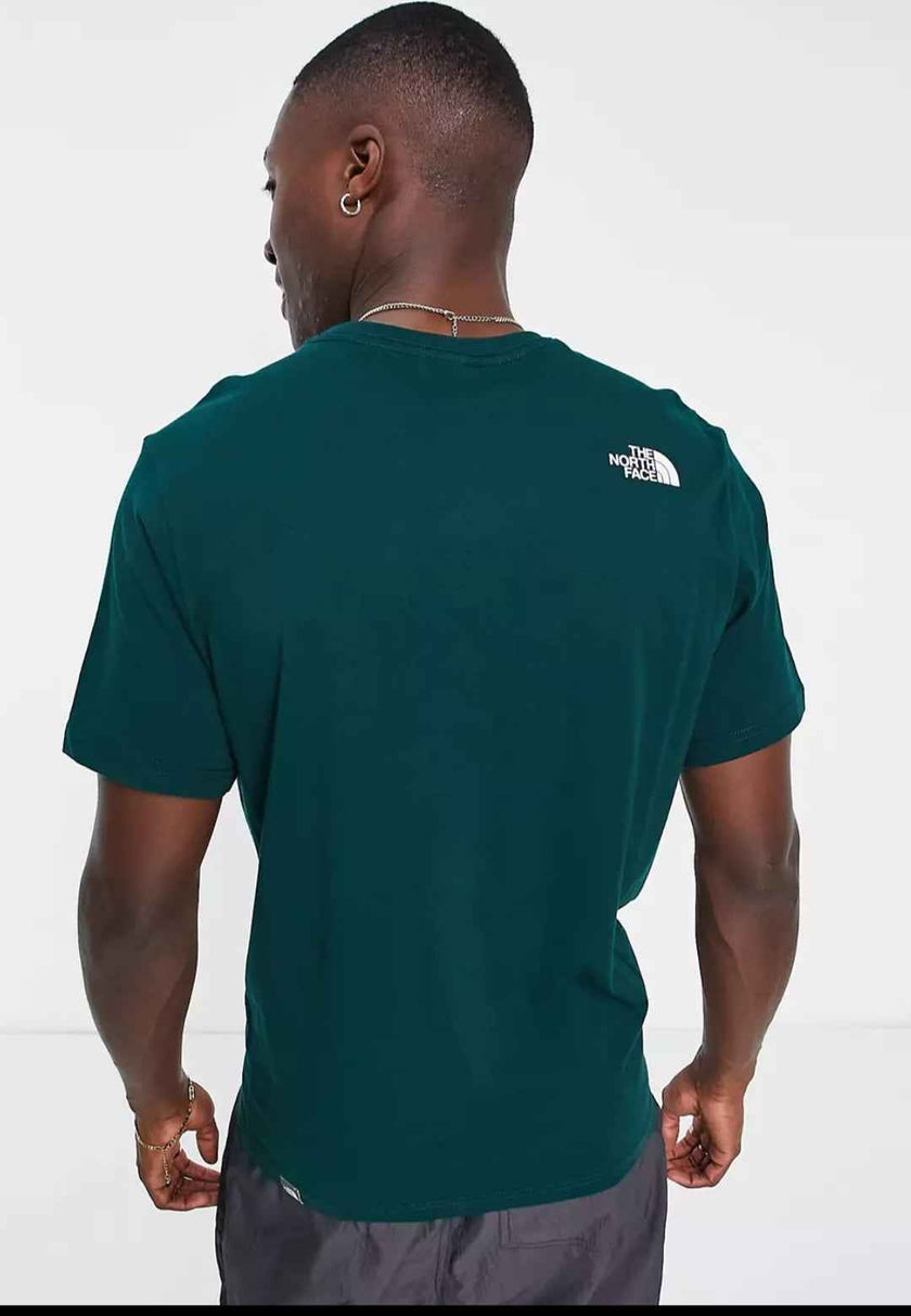 The Northface Chest Logo Tee - Green