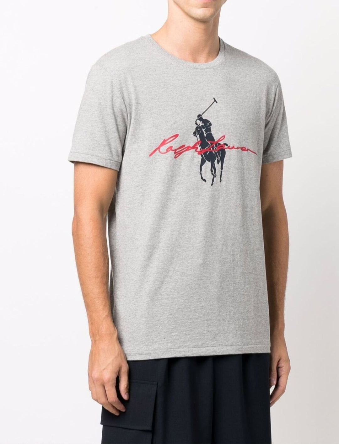 Polo Big Pony Tee - Heather Gray - Brand Store