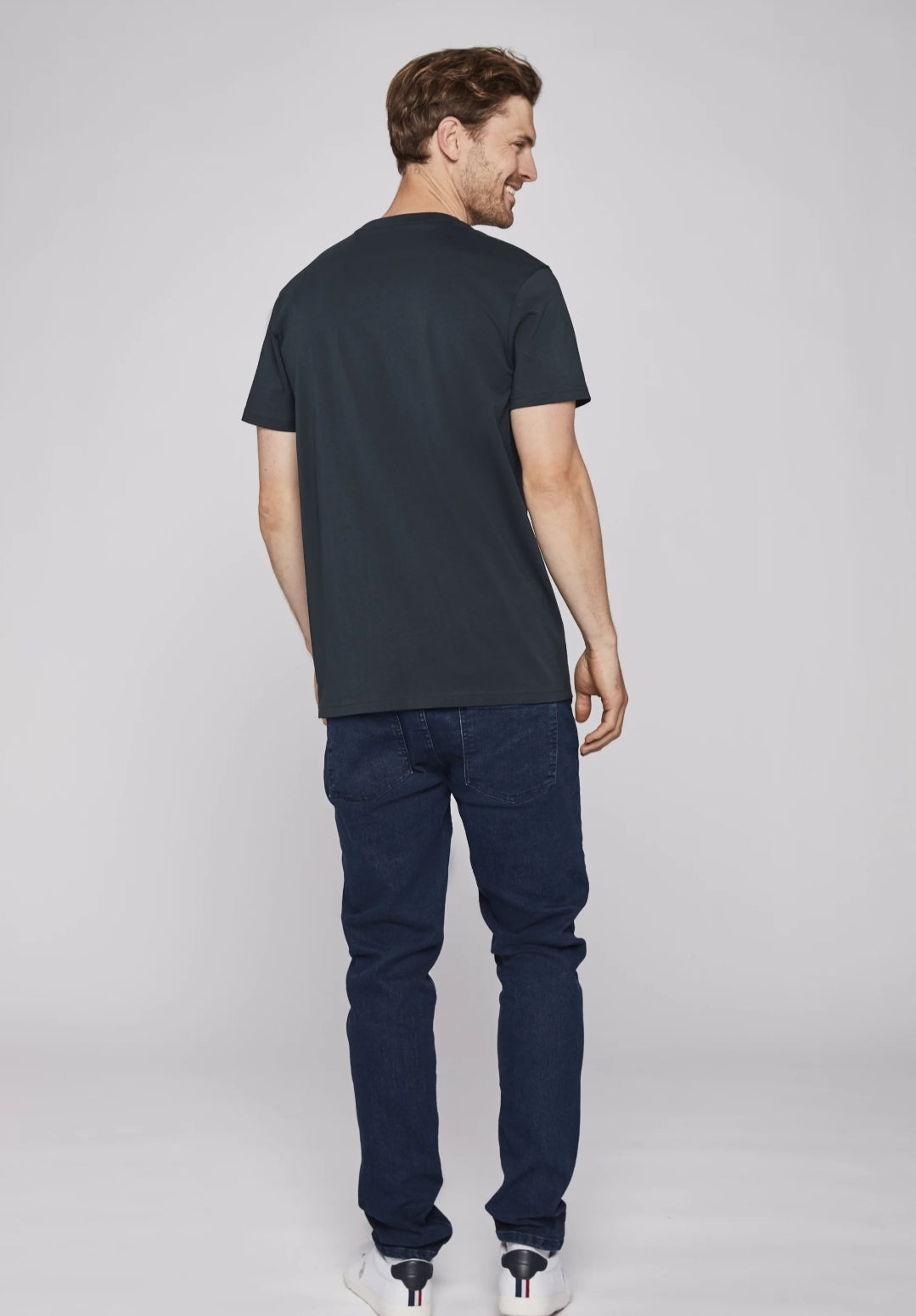 USPA Dual Pony Logo Tee - Navy - Brand Store