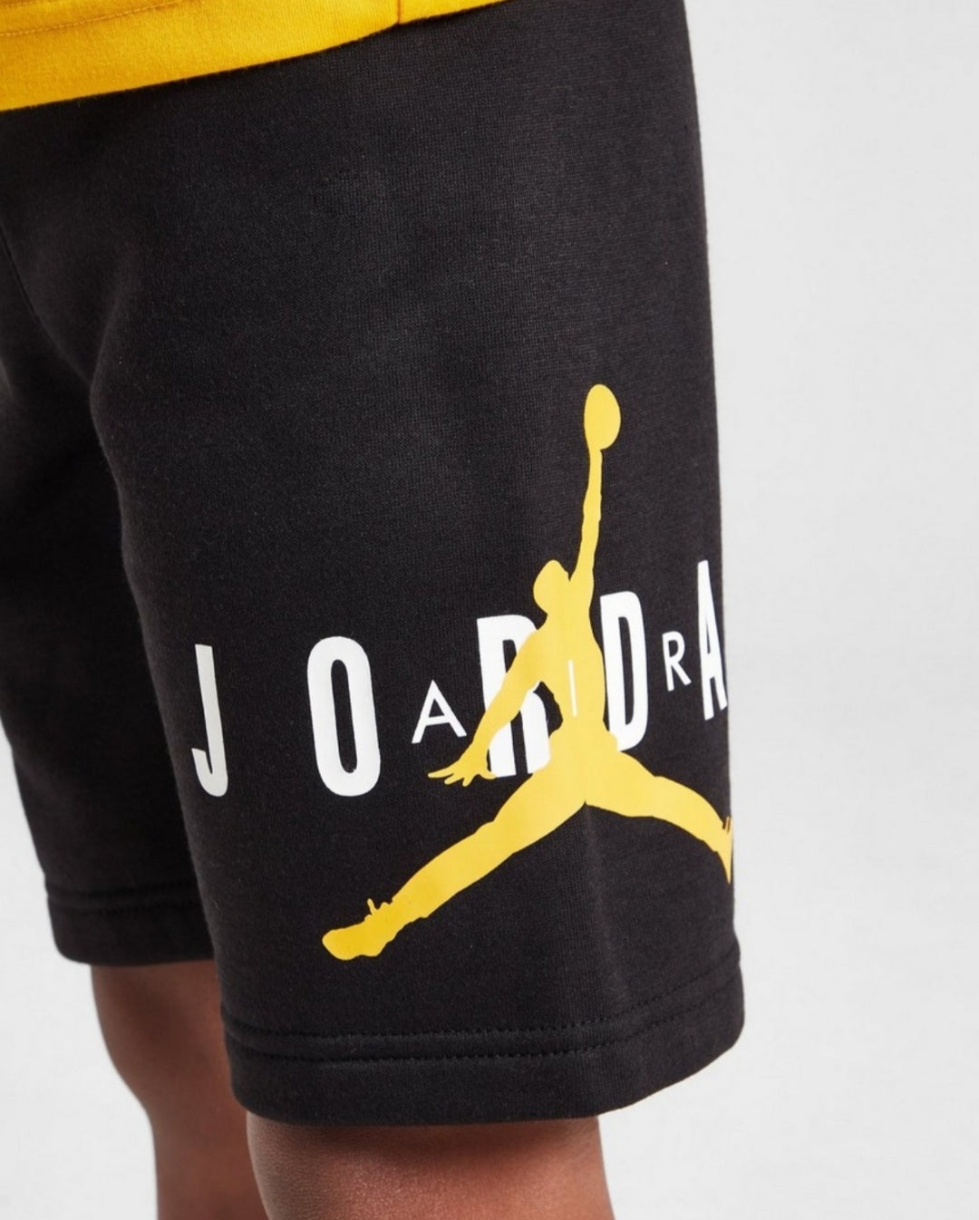 Air Jordan Boys Short Tee Set - Yellow/Black - Brand Store
