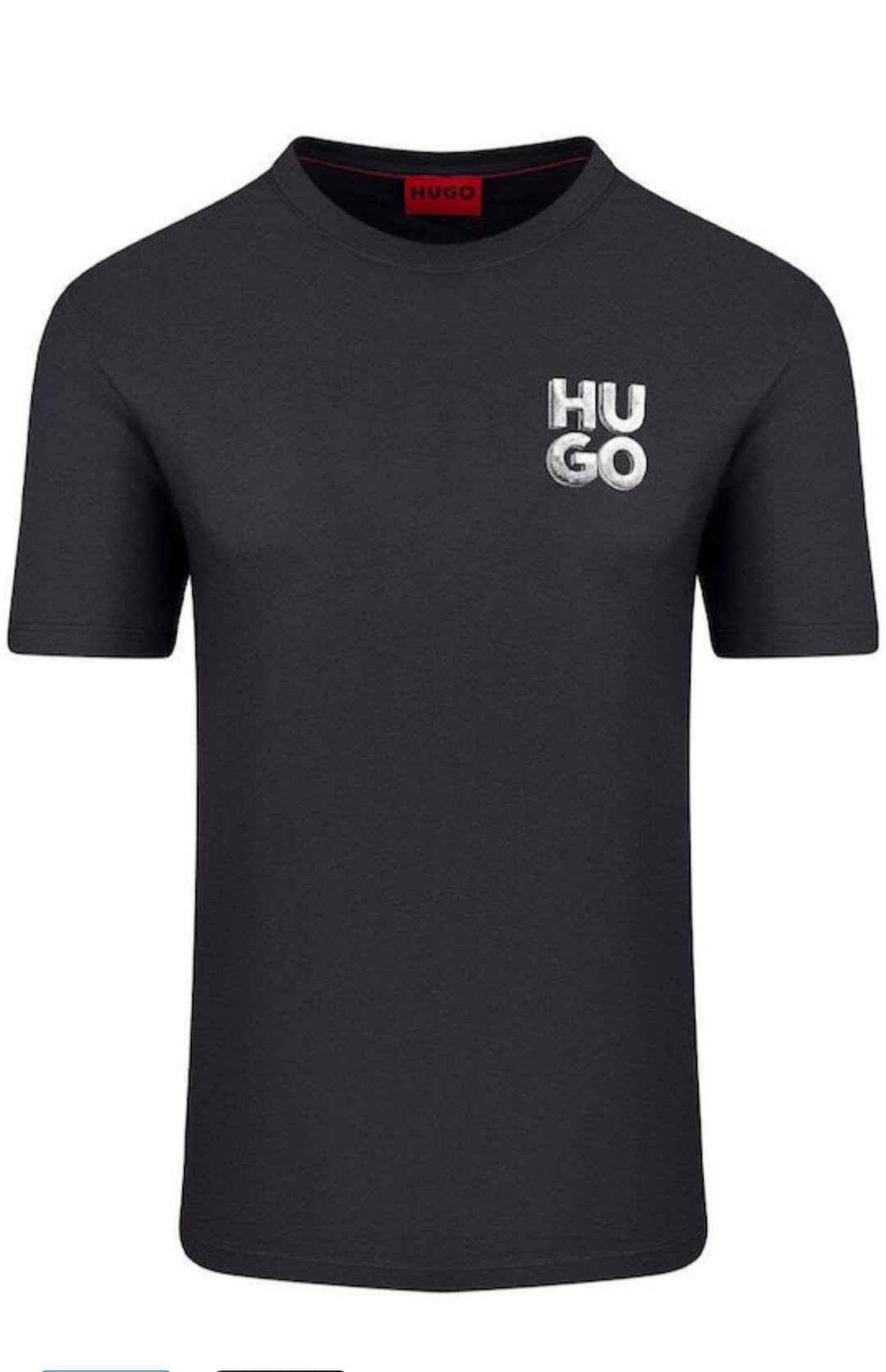 Hugo Vintage Logo Tee - Black