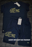 Lacoste Neon Logo Short Set - Navy