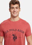 USPA Heritage Logo Tee - Pink