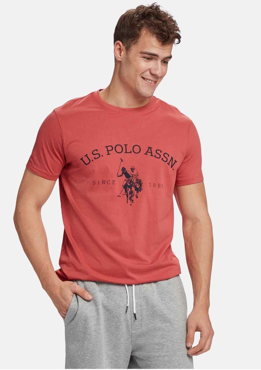 USPA Heritage Logo Tee - Pink