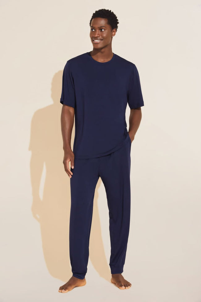 Zaraman Cotton PJ Set - Navy - Brand Store