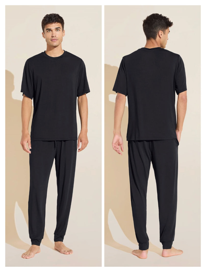 Zaraman Cotton PJ Set - Black - Brand Store
