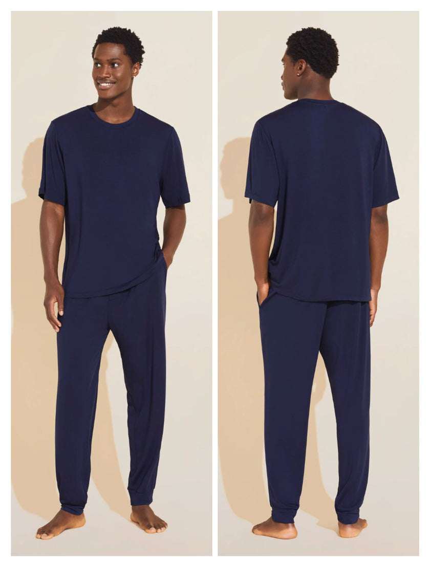 Zaraman Cotton PJ Set - Navy - Brand Store