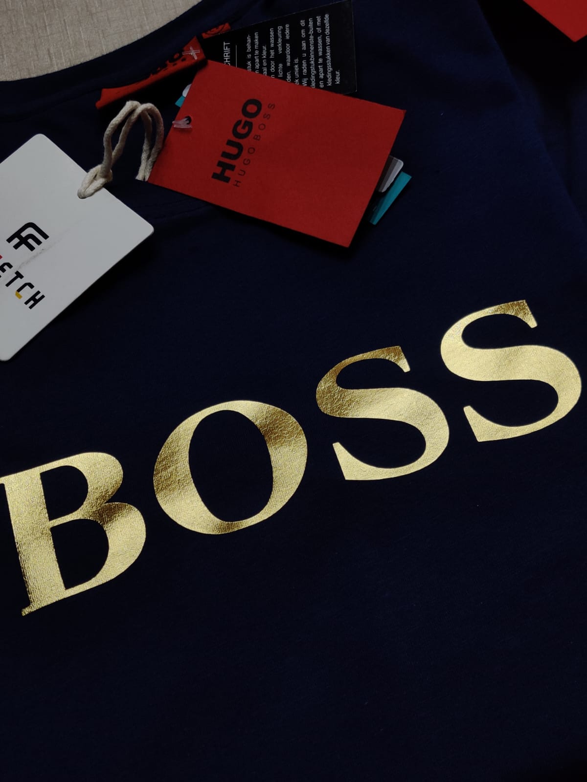 H-Boss Gold Summer Tracksuit - Navy - Brand Store