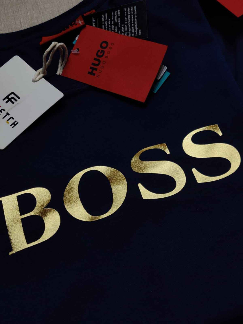 H-Boss Gold Summer Tracksuit - Navy