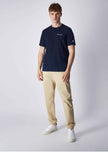 Champion Small Chest Logo Tee - Navy