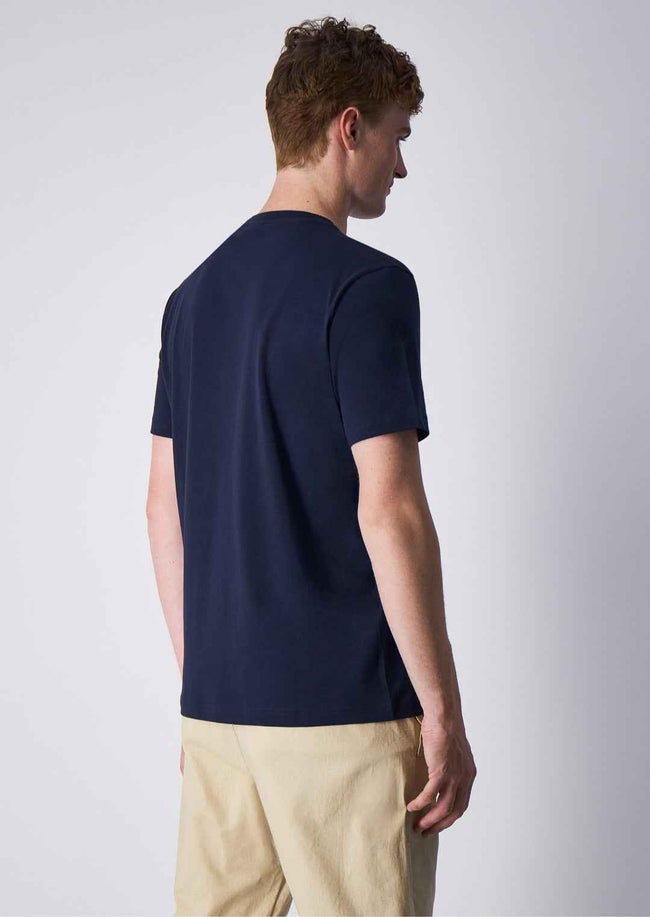 Champion Small Chest Logo Tee - Navy