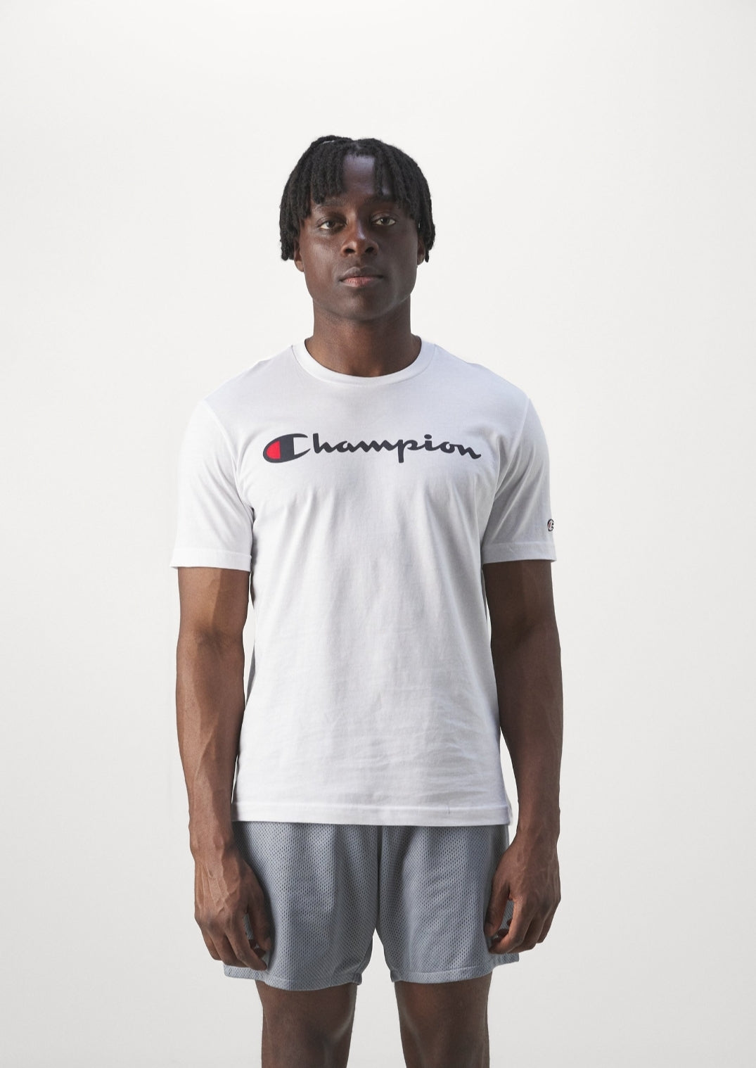 Champion Classic Logo Tee - White - Brand Store