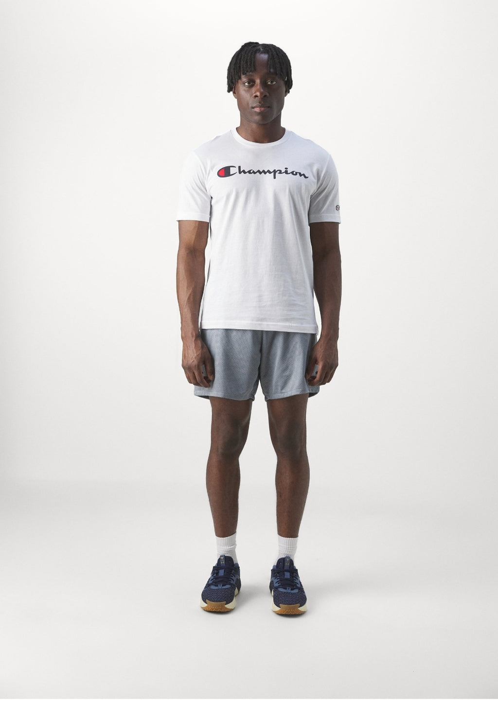Champion Classic Logo Tee - White - Brand Store