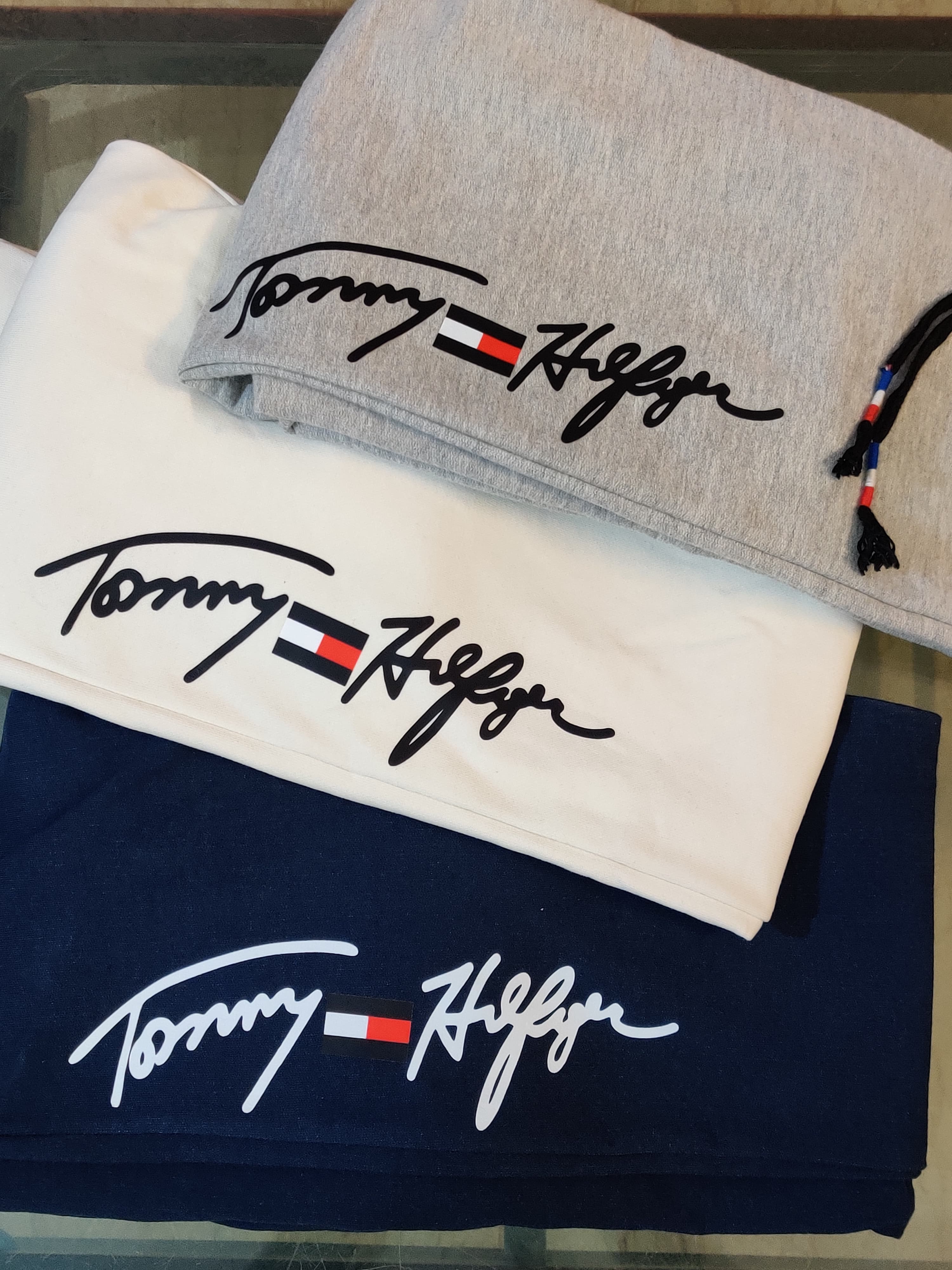 Tommy Hilifiger Signature Trouser - White - Brand Store