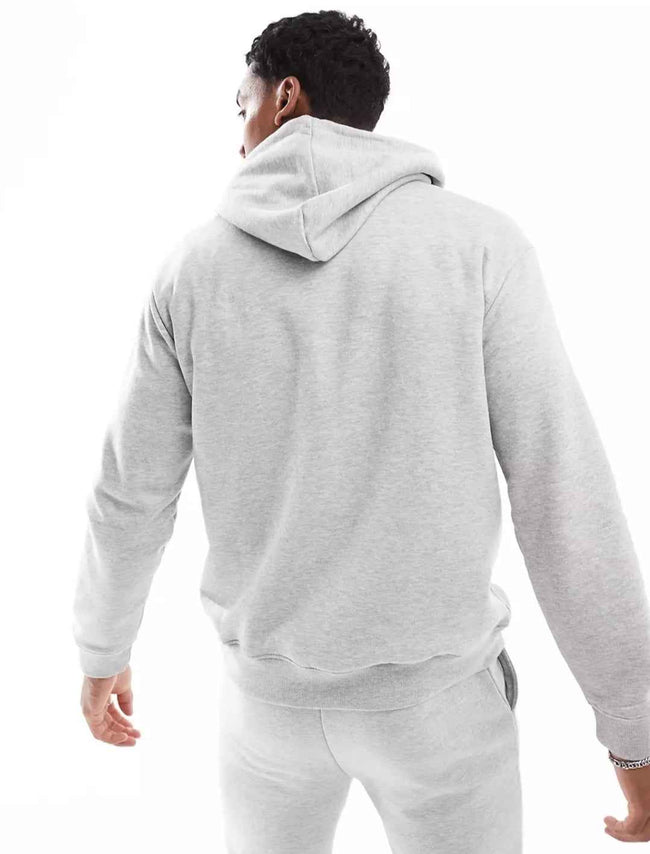 J&J Solid Fleece Hoodies - Heather Gray