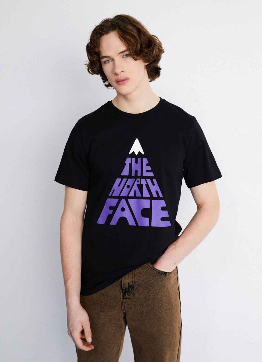تي شيرت TNF Mountain Play - أسود