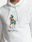 RL Multi Big Pony Hoodie - White