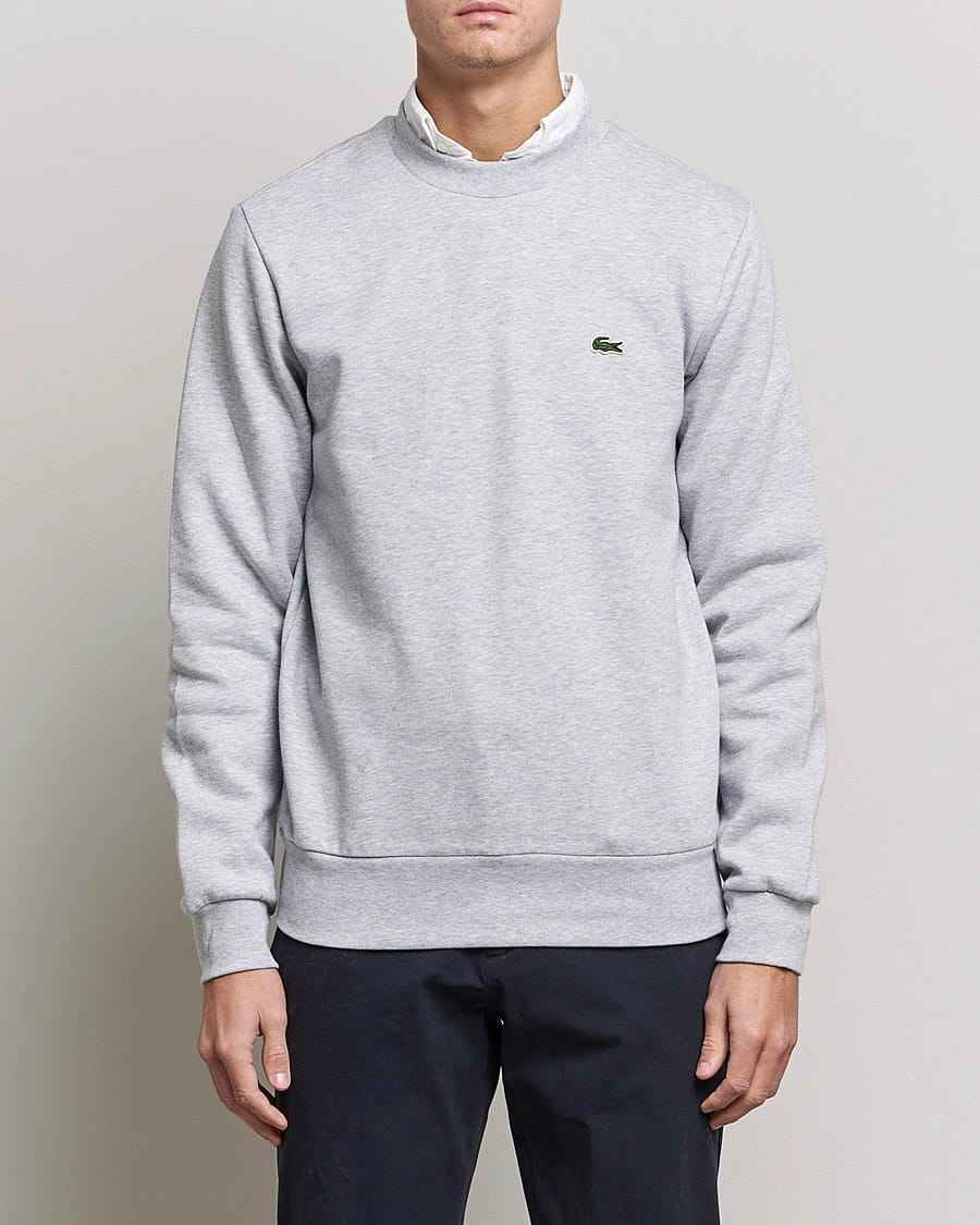 Lacoste Solid Sweatshirt - Heather Gray - Brand Store
