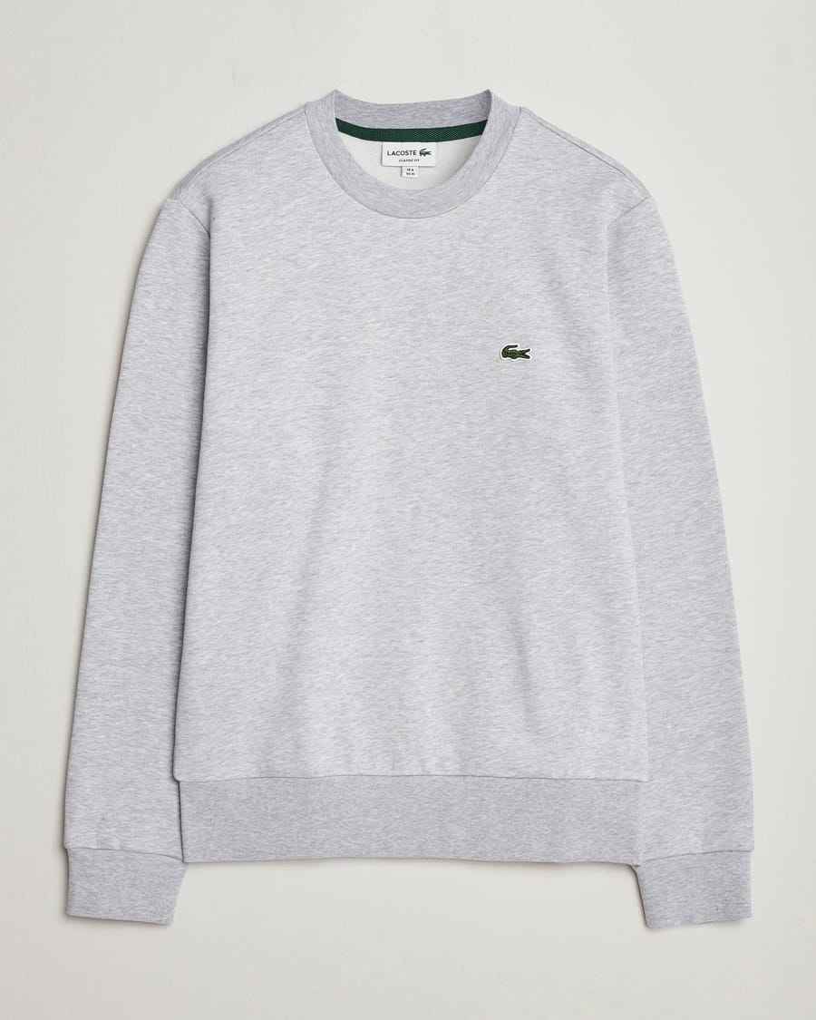 Lacoste Solid Sweatshirt - Heather Gray - Brand Store