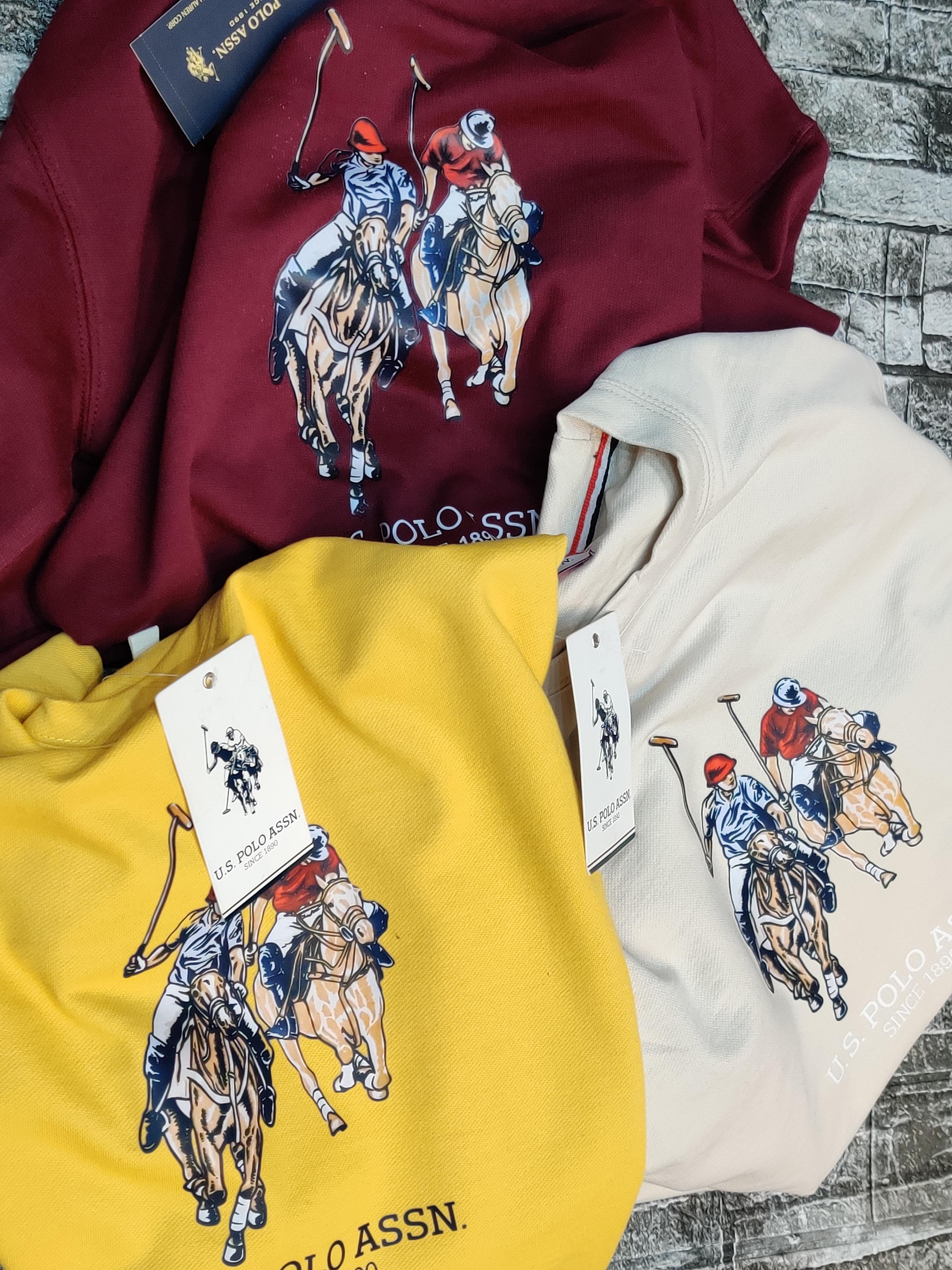 USPA Dual Pony Sweatshirt - Burgendy - Brand Store