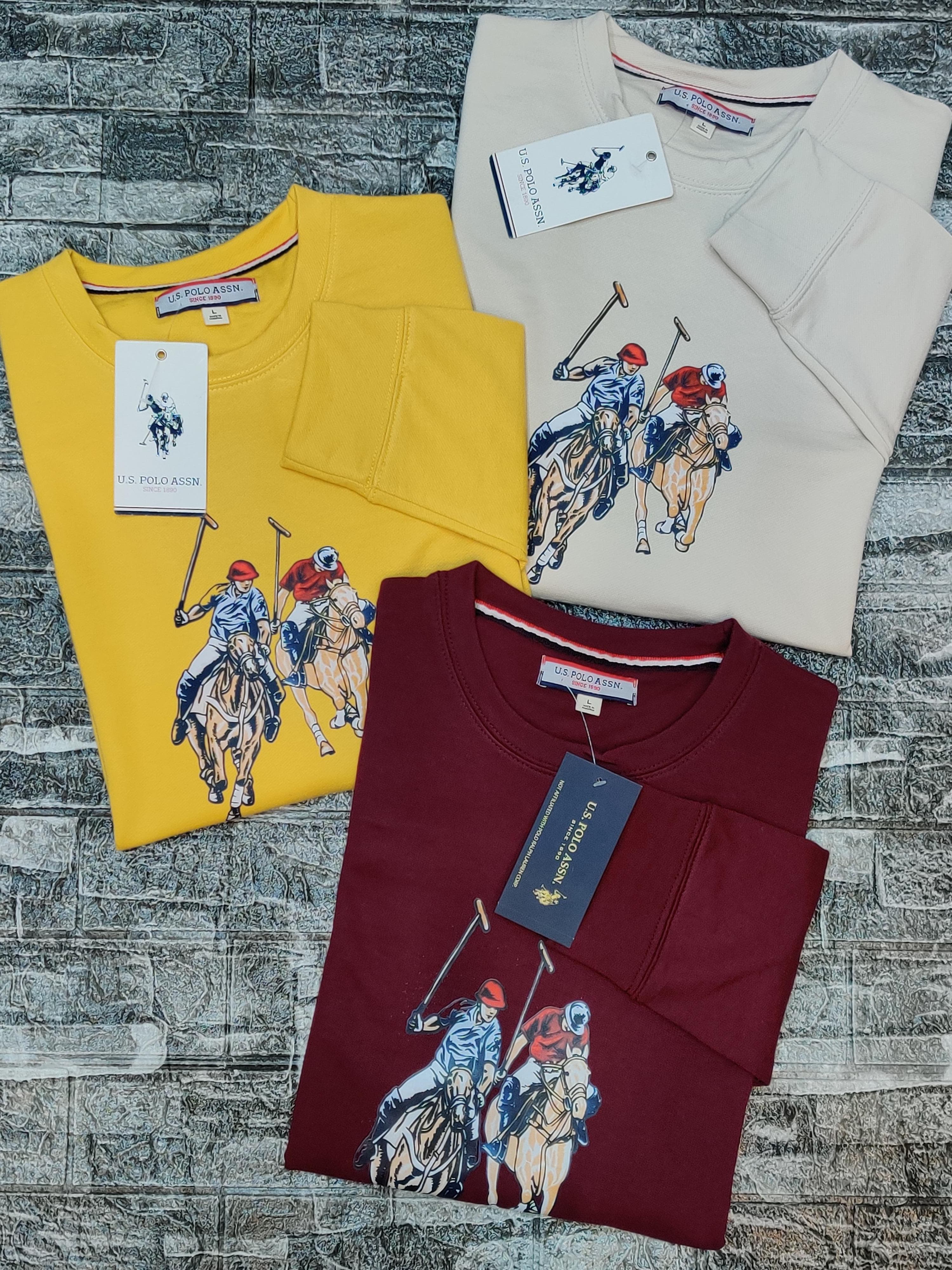 USPA Dual Pony Sweatshirt - Off White - Brand Store