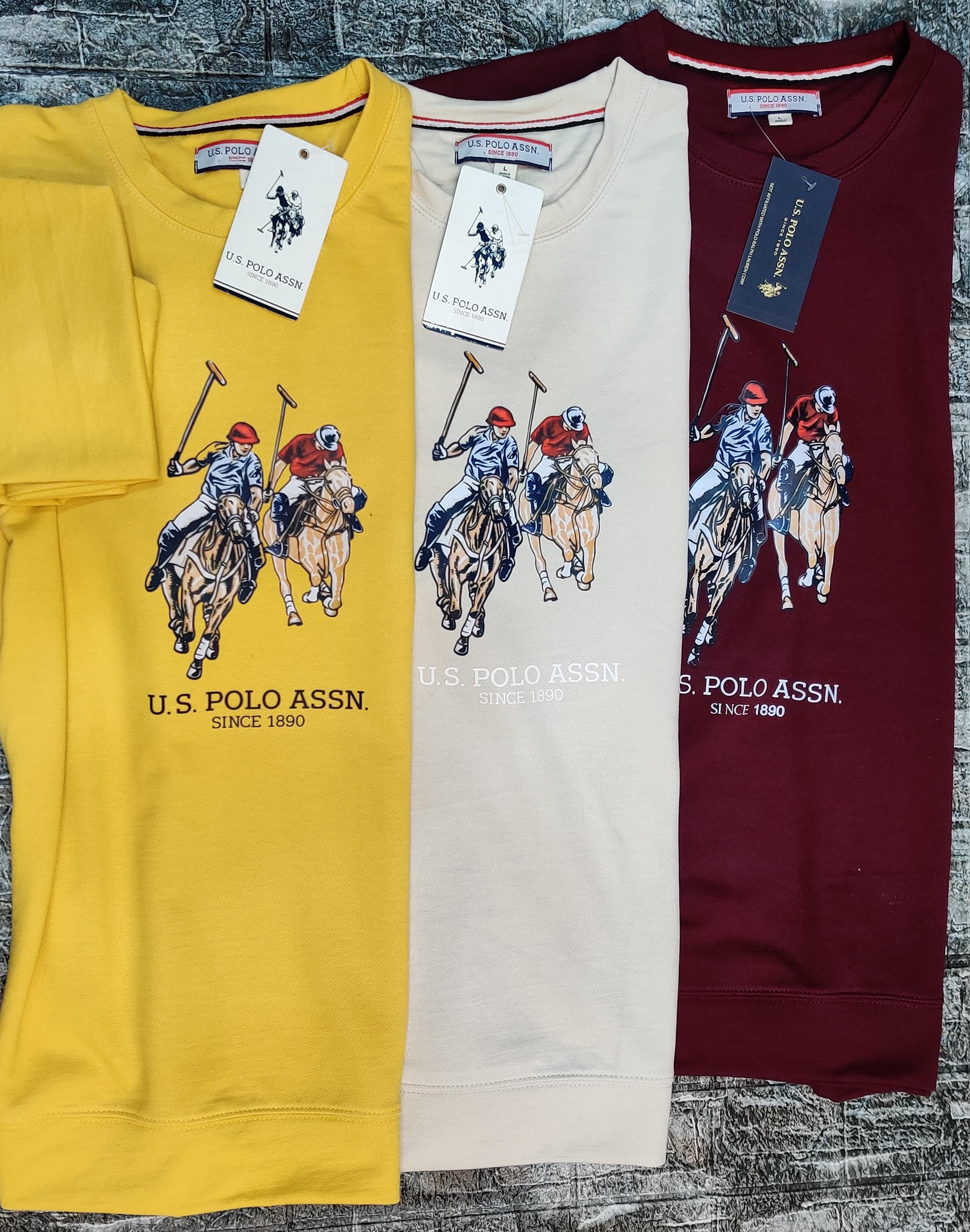 USPA Dual Pony Sweatshirt - Burgendy - Brand Store