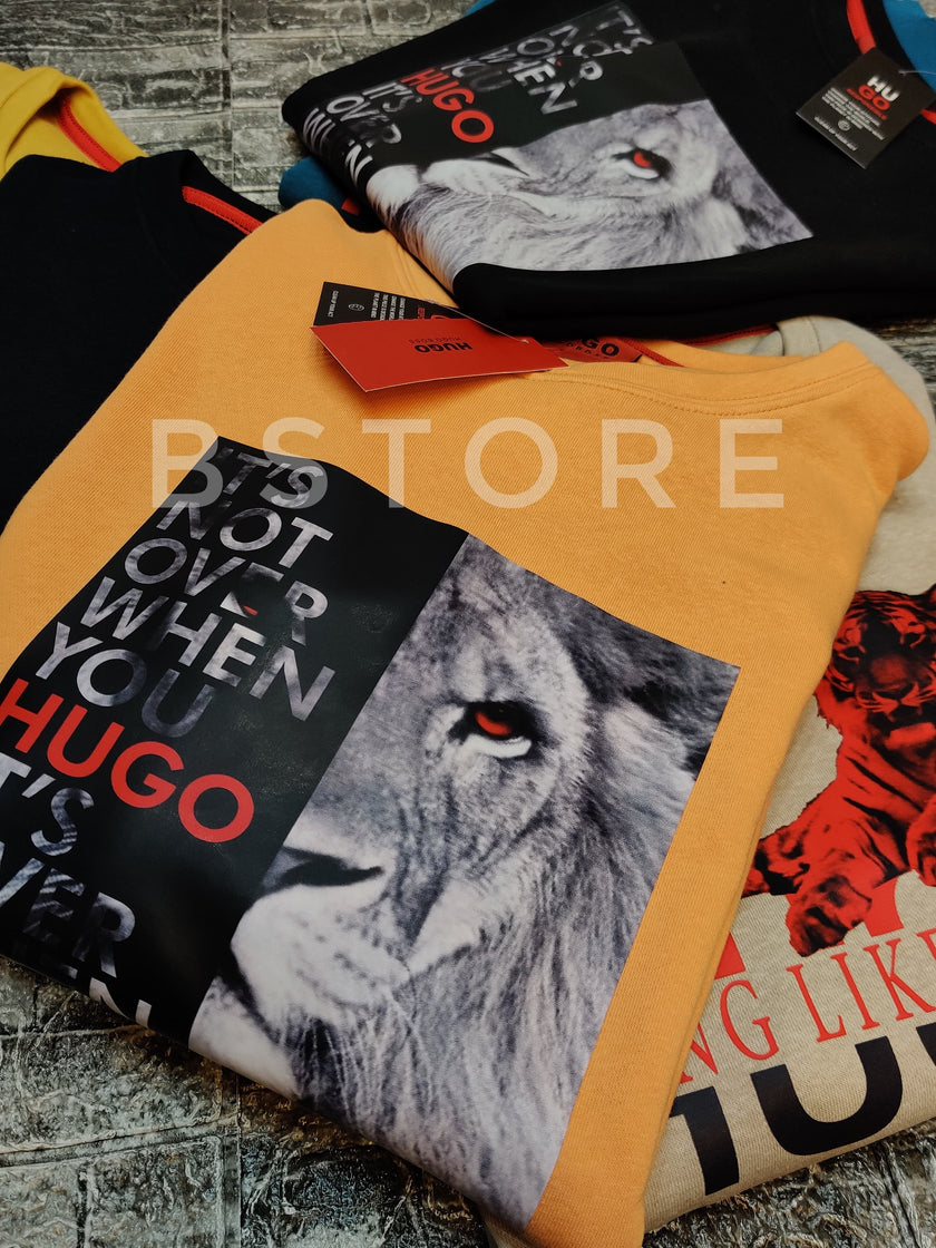 Hugo Lion Graphic Sweatshirt - Rust - Brand Store