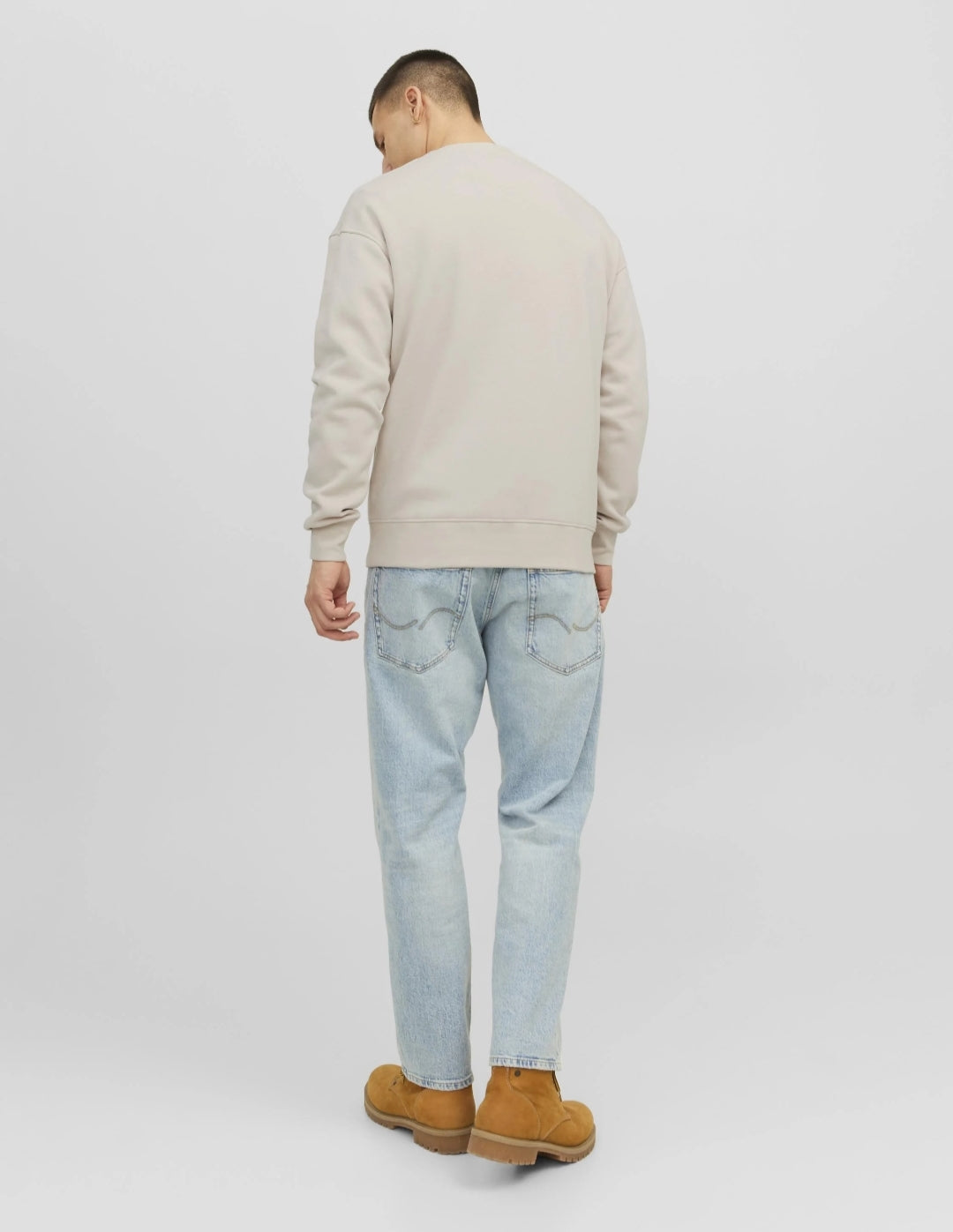 Hugo Lion Graphic Sweatshirt - Biege - Brand Store