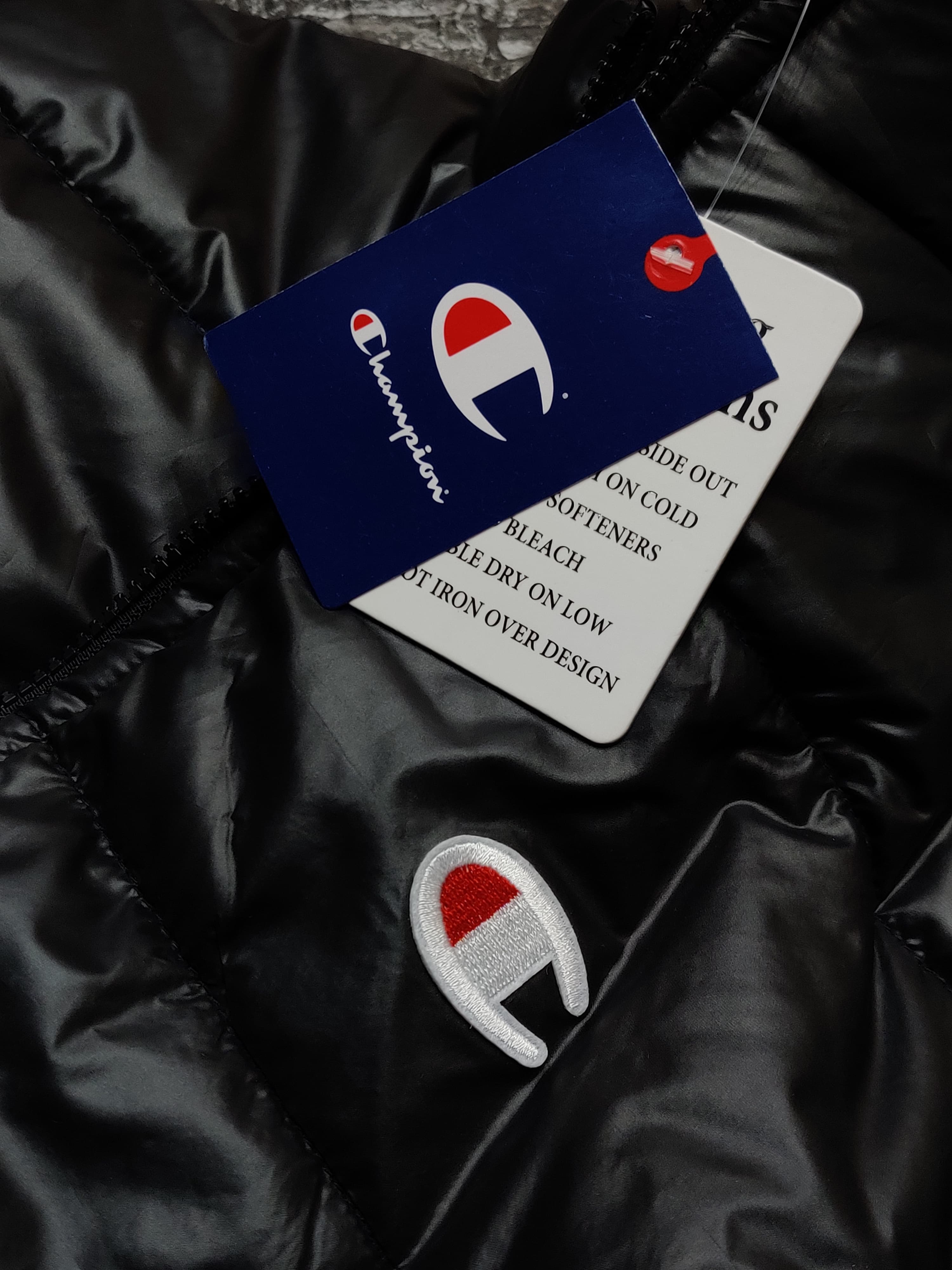 Champion Paded Jacket - Black - Brand Store