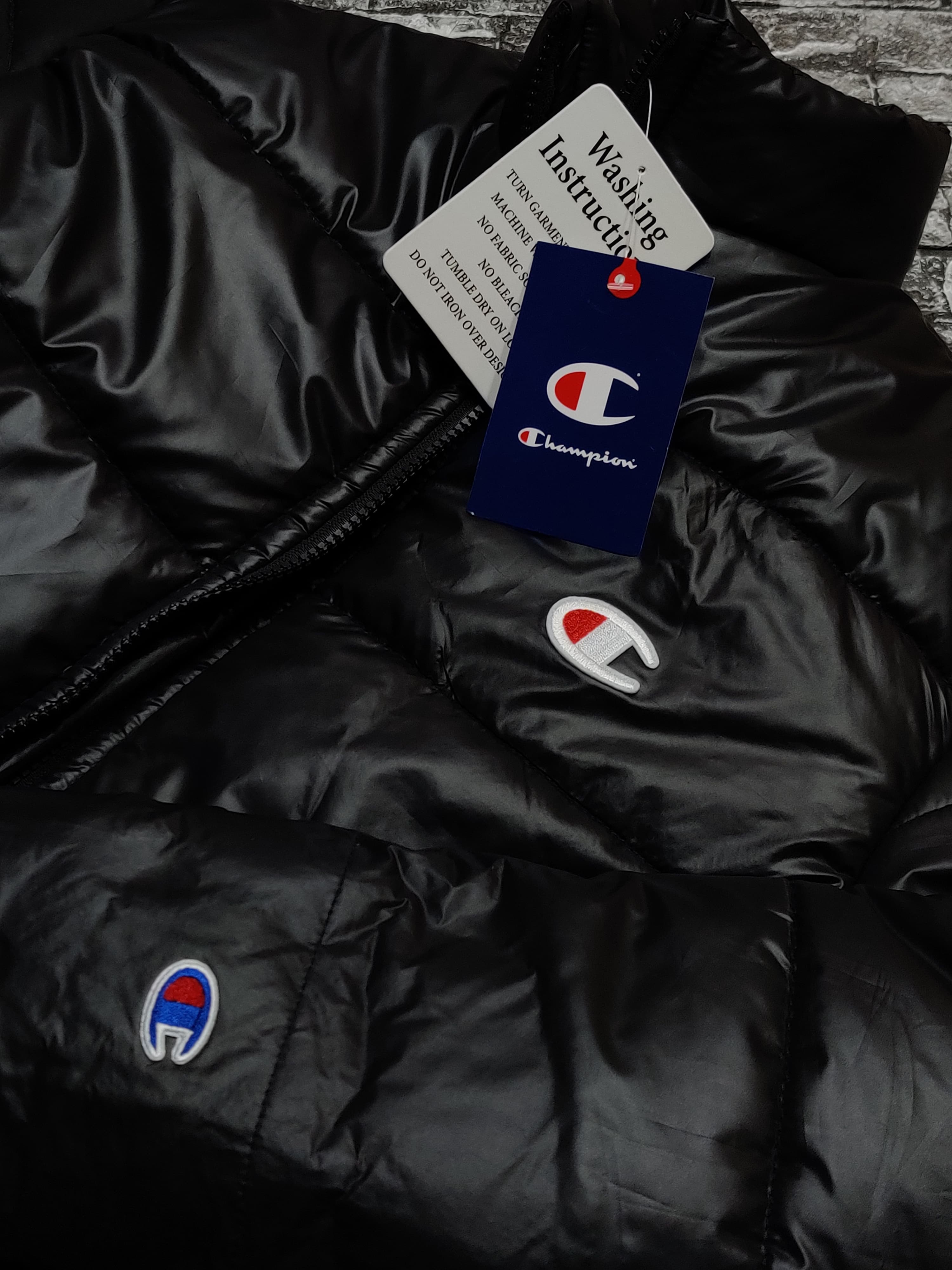 Champion Paded Jacket - Black - Brand Store
