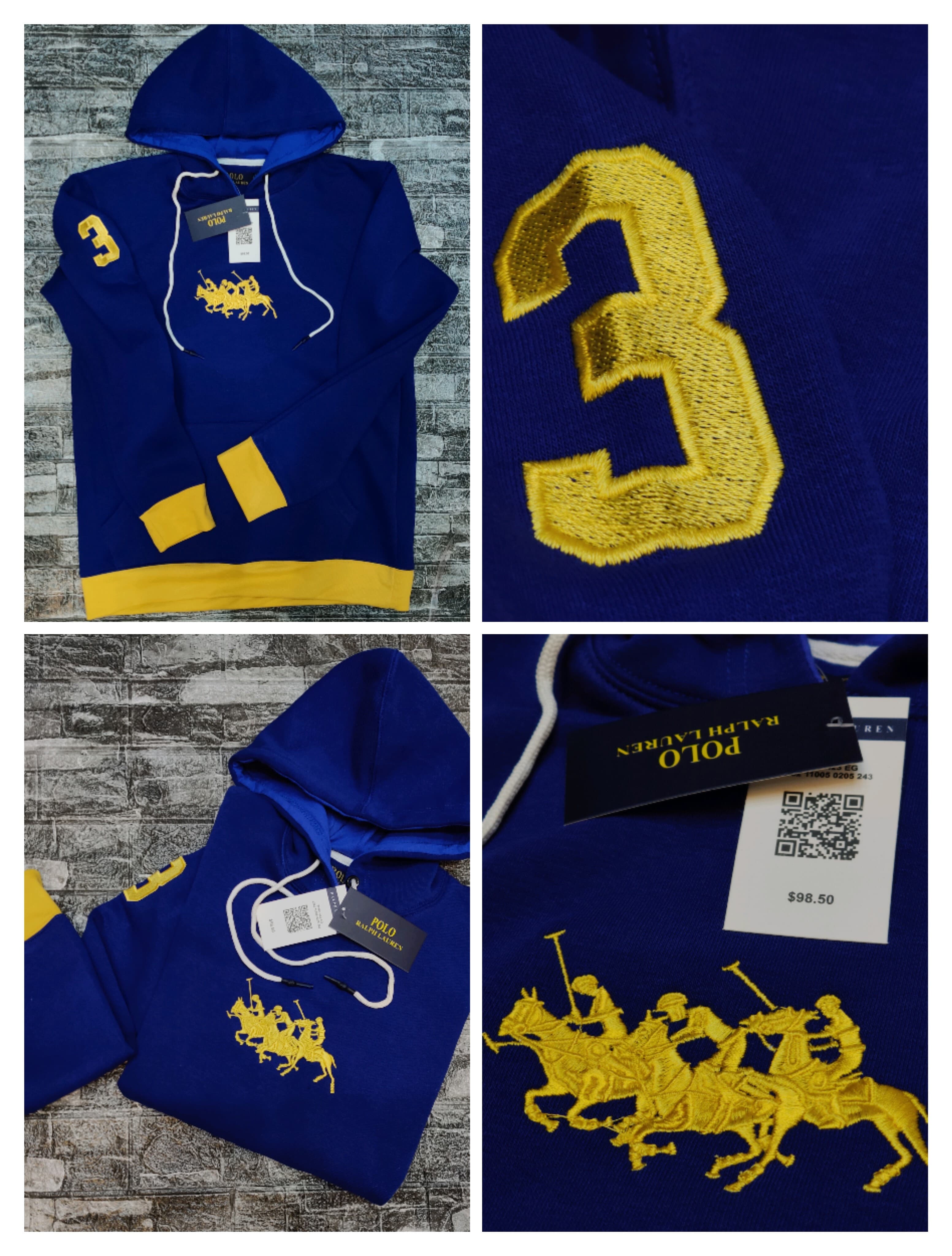Polo Embroidered Pony Pullover - Royal Blue - Brand Store
