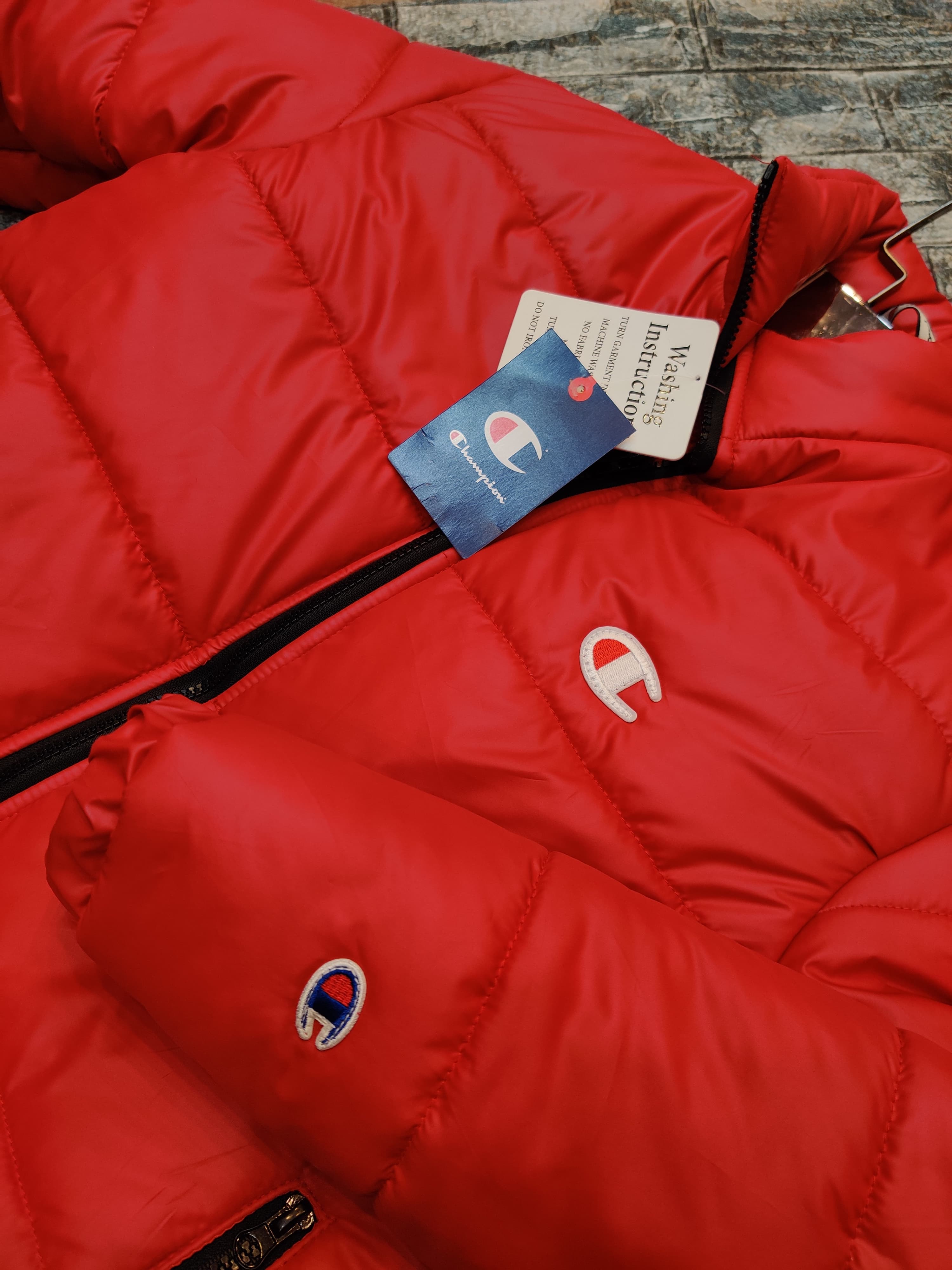 Champion Paded Jacket - Red - Brand Store