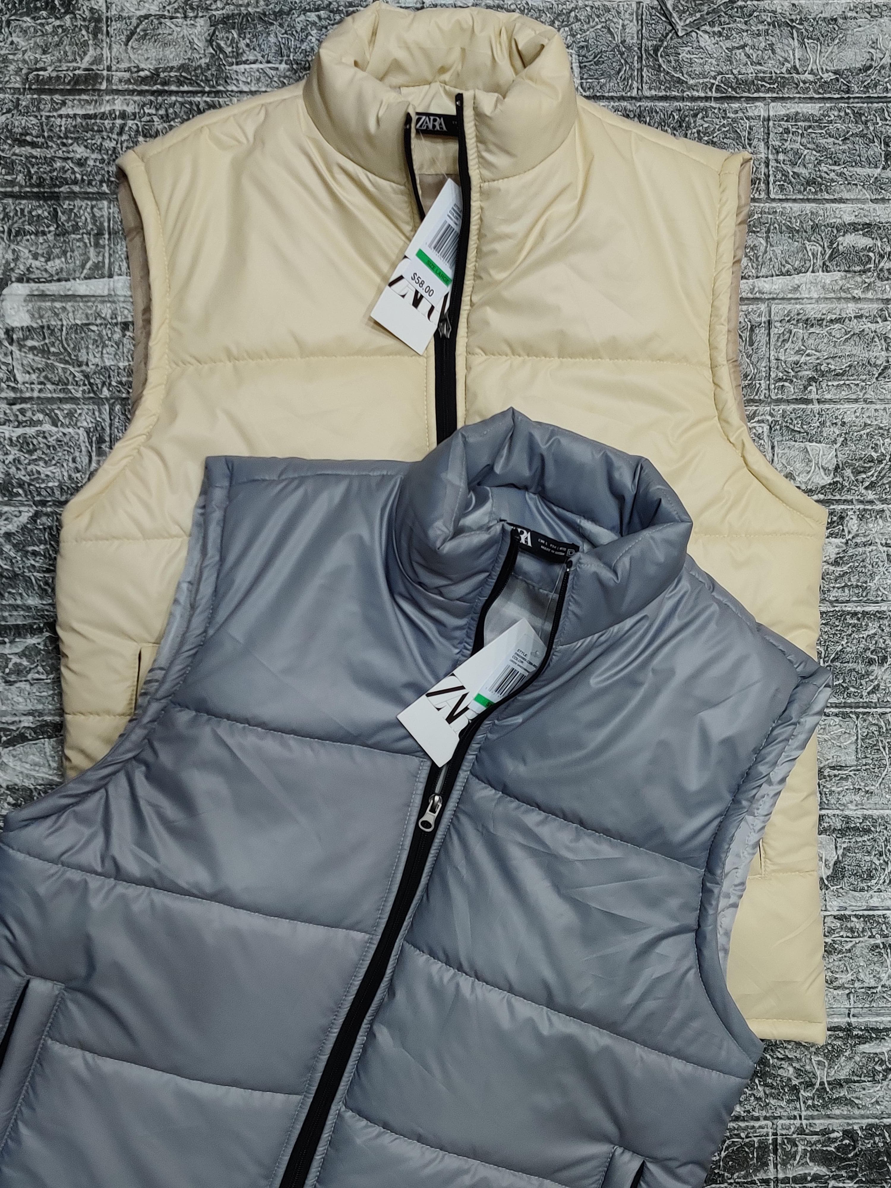 Zra Puffer Sleeveless - Silver Gray - Brand Store