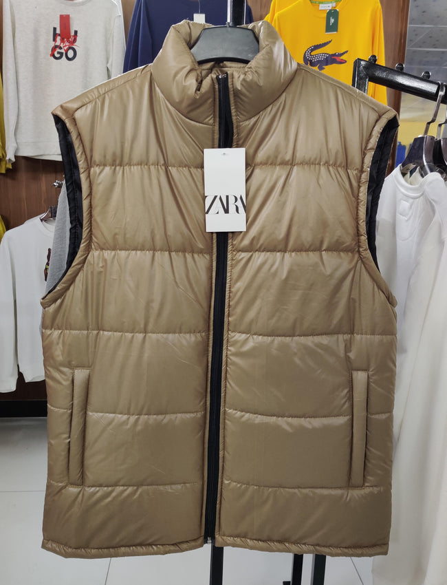 Zra Puffer Sleeveless - Golden Brown - Brand Store