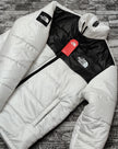 TNF Colorblock Paded Jacket - White/Black - Brand Store