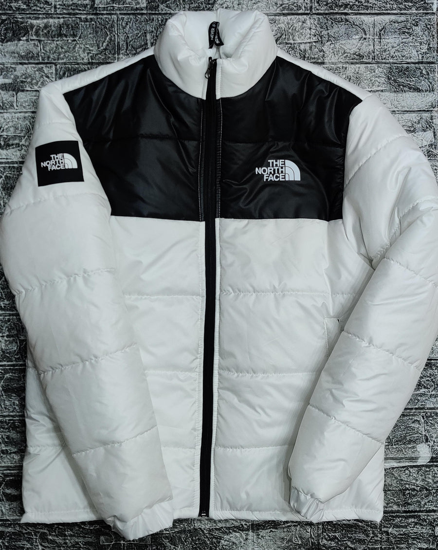 TNF Colorblock Paded Jacket - White/Black - Brand Store