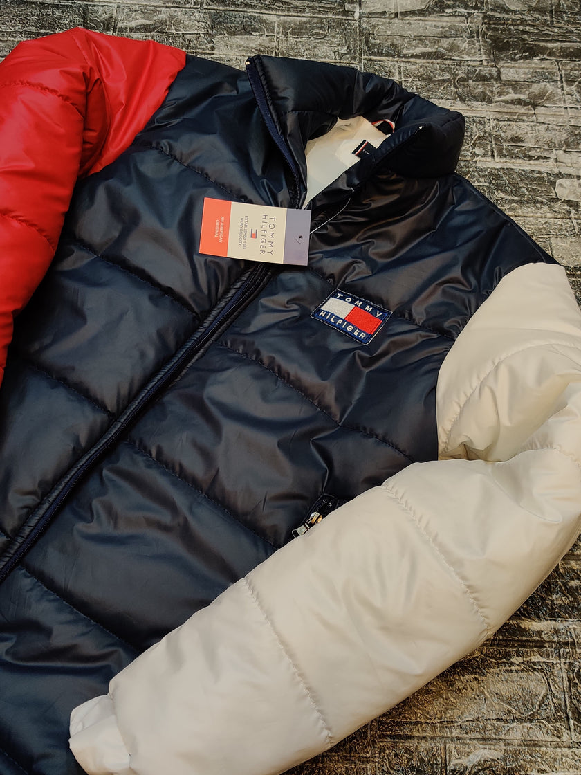 Tommy Colorblock Puffer - Navy - Brand Store