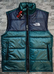 TNF Sleeveless Puffer - Green/Black - Brand Store