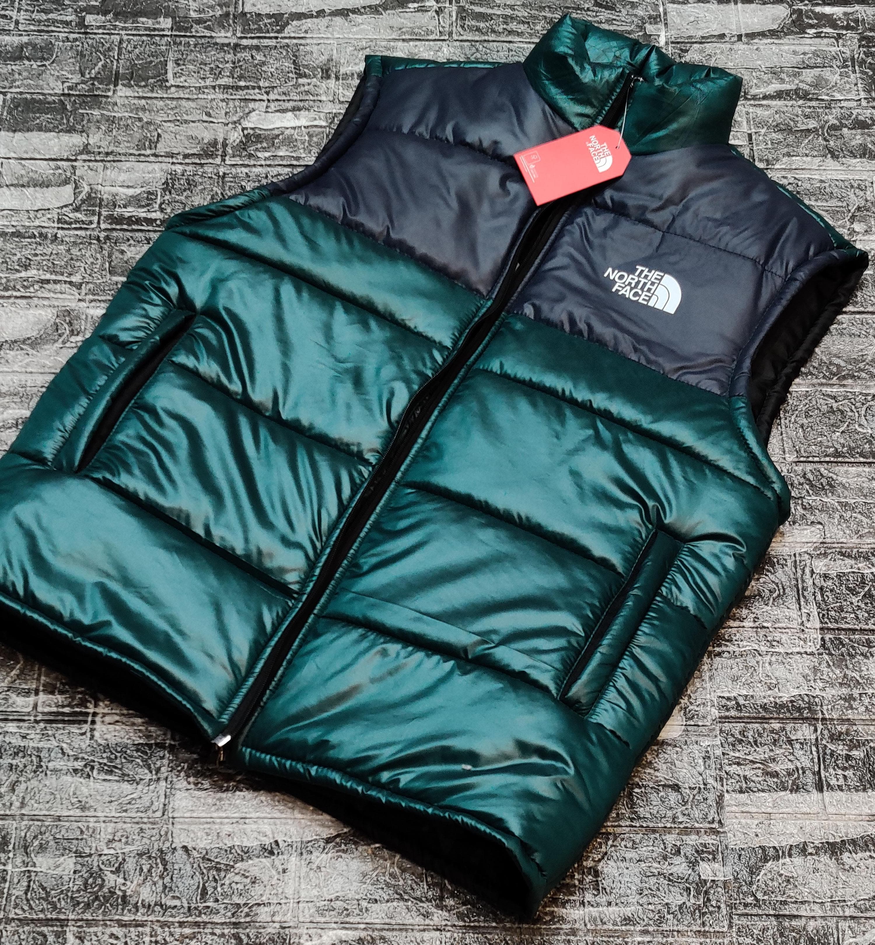 TNF Sleeveless Puffer - Green/Black - Brand Store