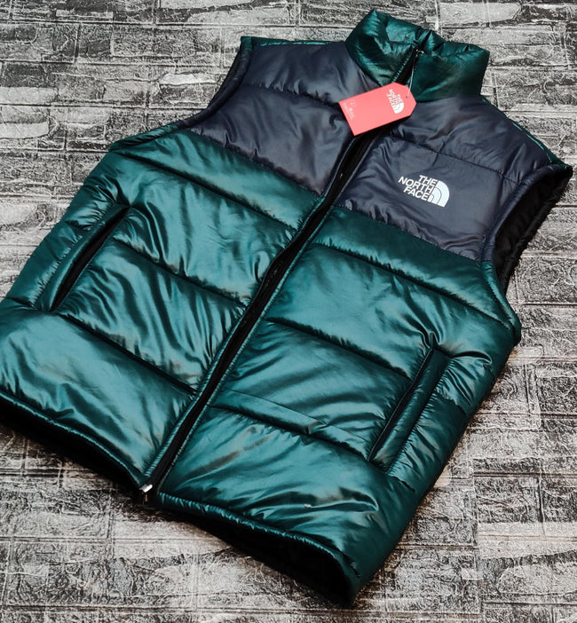 TNF Sleeveless Puffer - Green/Black - Brand Store
