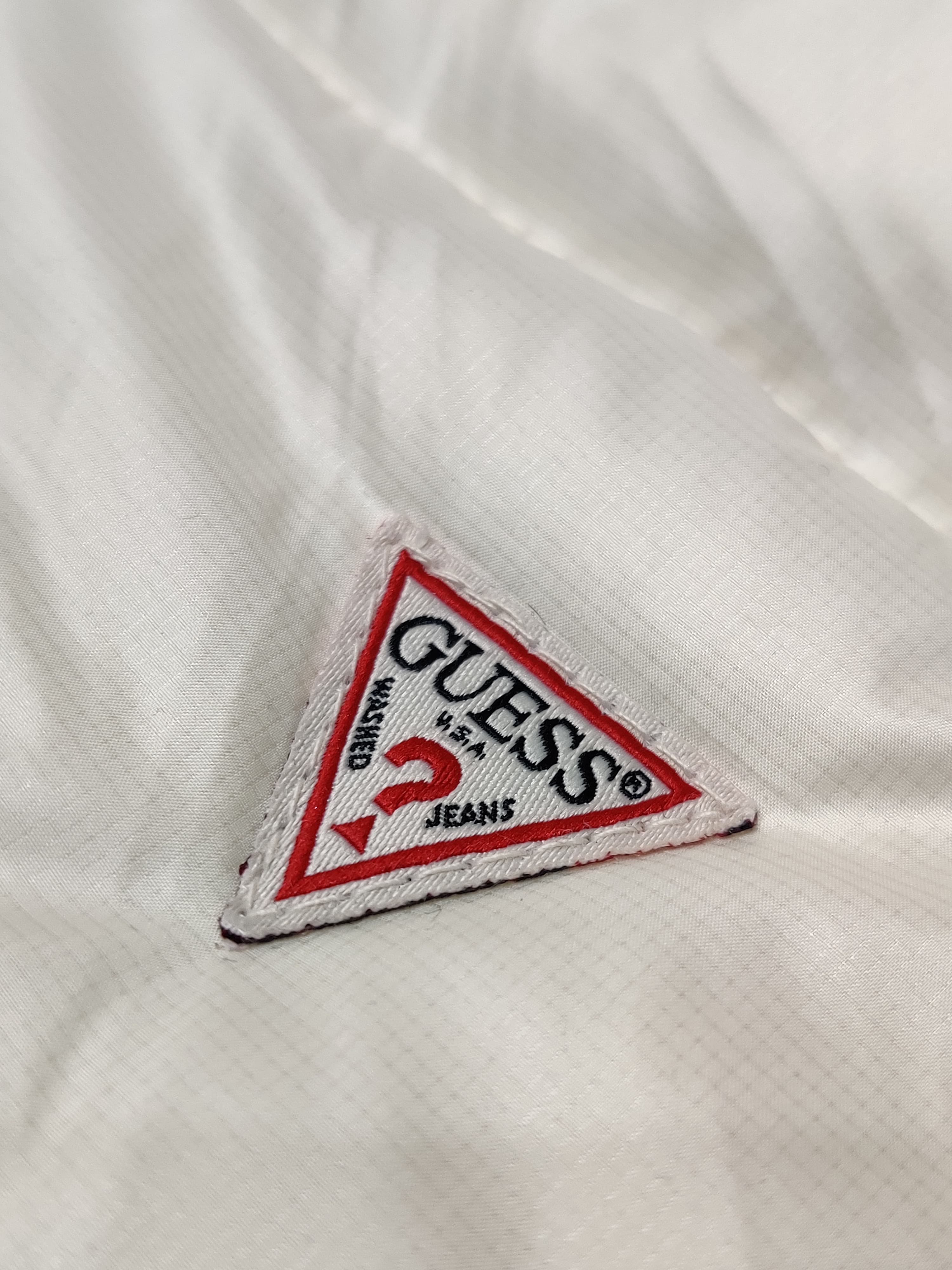 Guess Gilet Sleeveless - Textured White - Brand Store