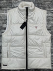 Guess Gilet Sleeveless - Textured White - Brand Store