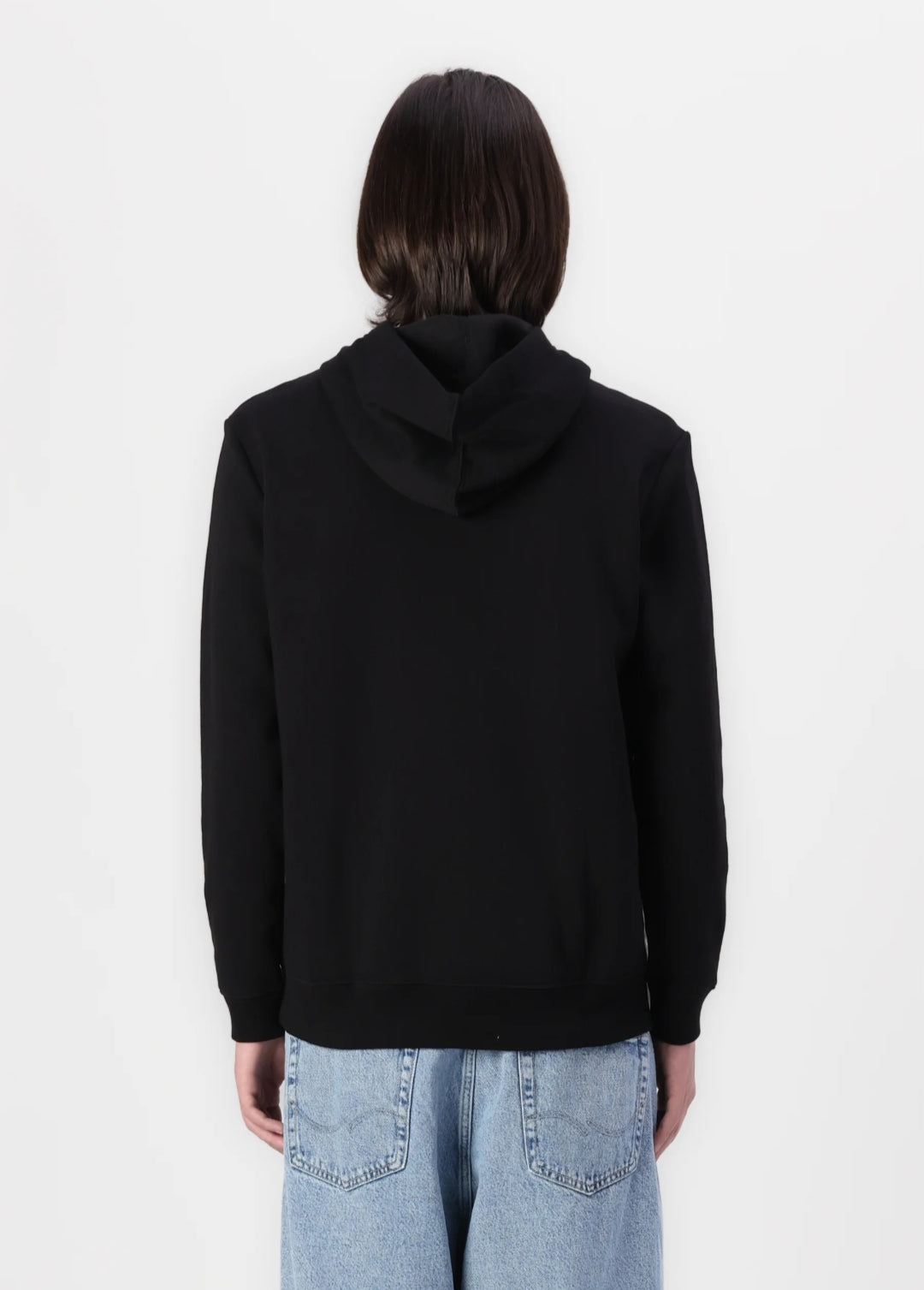 Gap Mid Logo Pullover Hoodie- Black - Brand Store