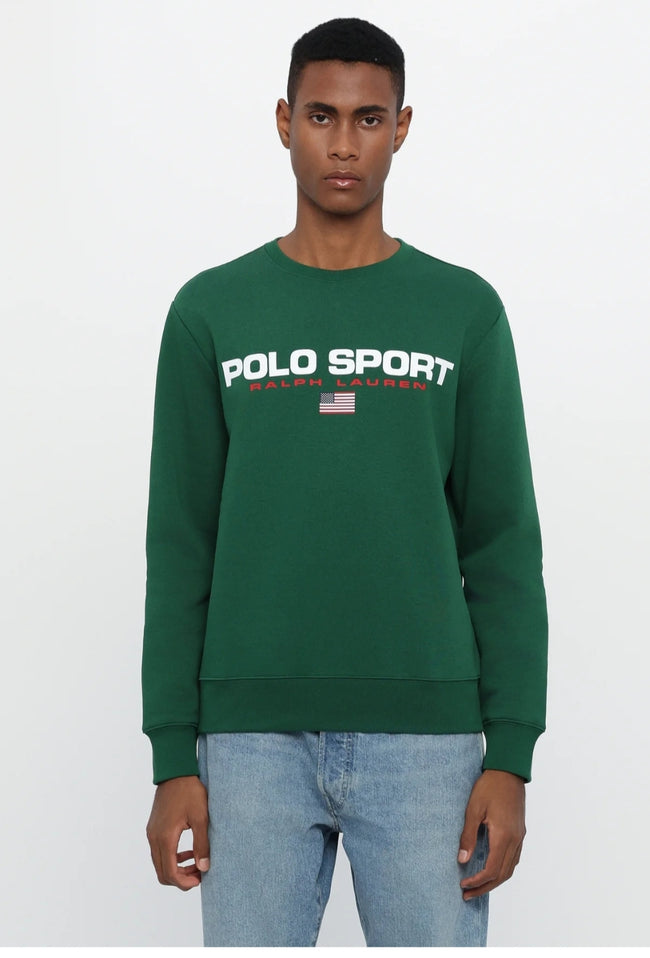 Polo Sports Forest Green Sweatshirt - Brand Store