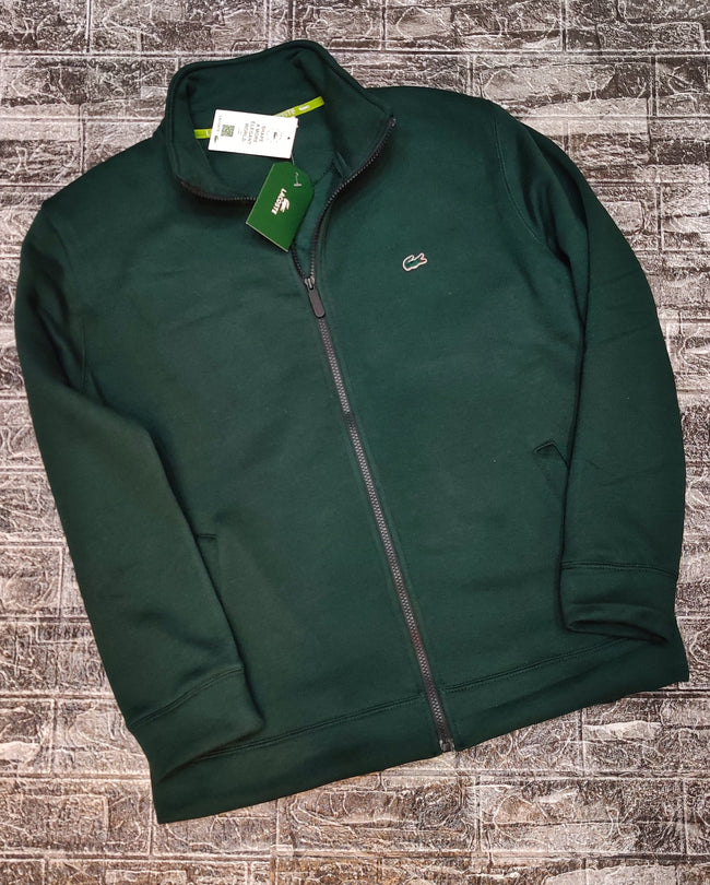 Lacoste Mockneck Full Zipper - Green - Brand Store