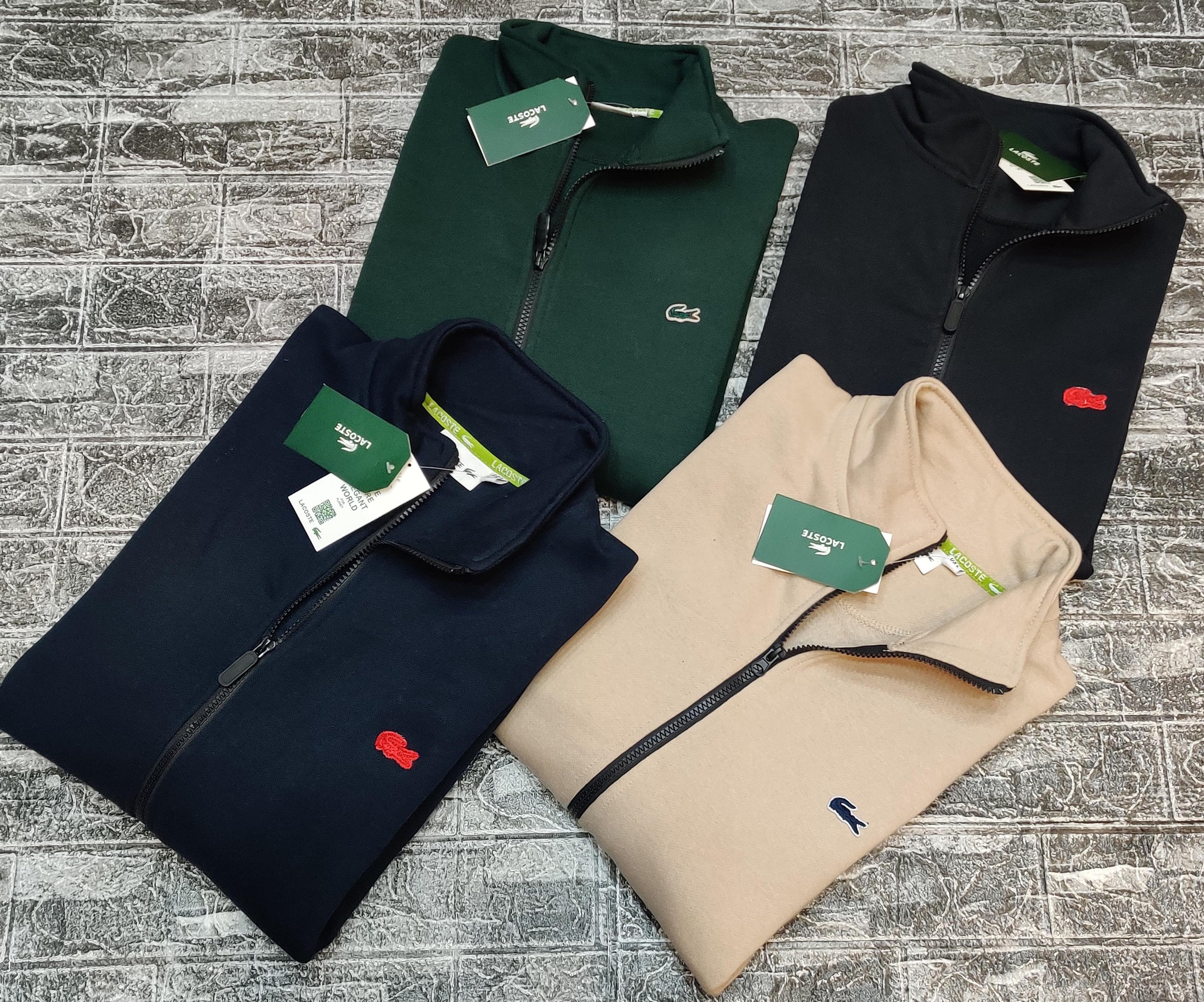 Lacoste Mockneck Full Zipper - Navy - Brand Store