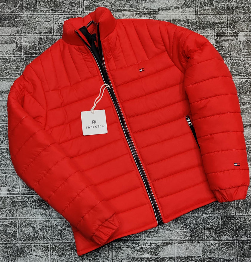 Tommy Puffer Jacket - Red - Brand Store